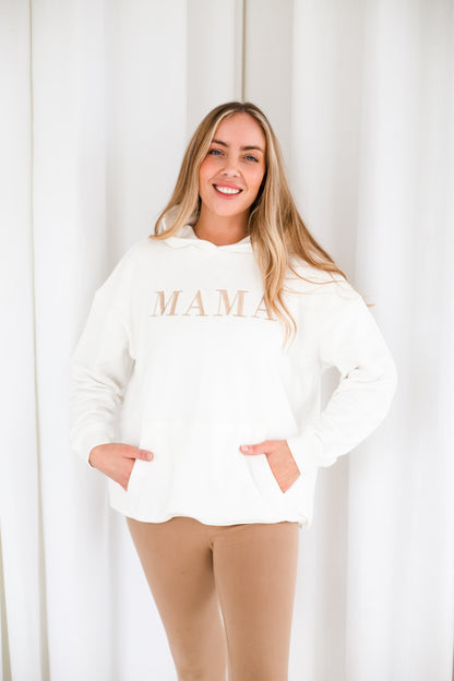 MAMA.' ladies' embroidered matching mini me hoodie