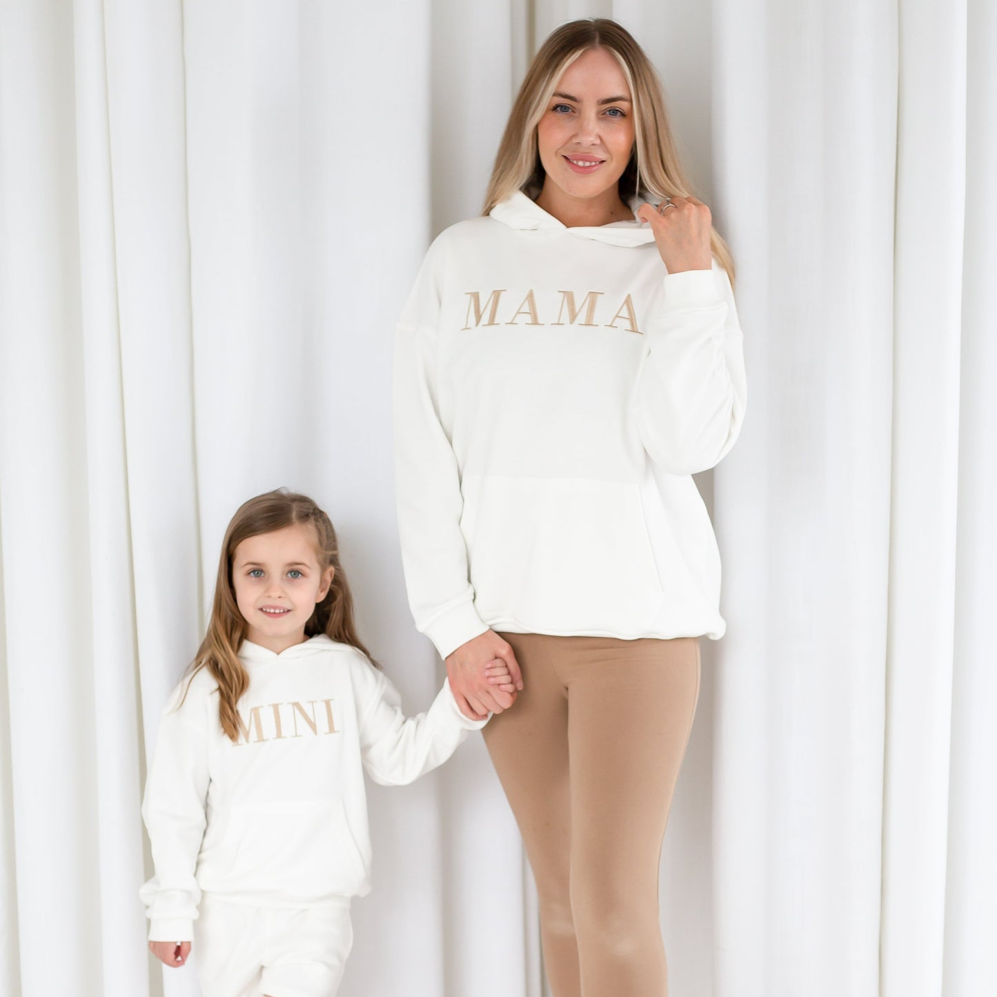 MAMA.' ladies' embroidered matching mini me hoodie