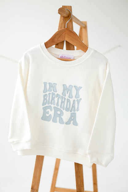 'Birthday Era' embroidered sweatshirt