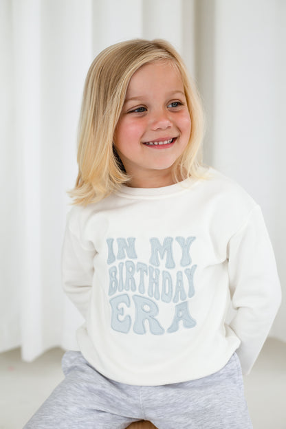 'Birthday Era' embroidered sweatshirt