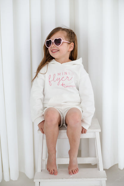 'Mini Flyer' personalised name embroidered sweatshirt