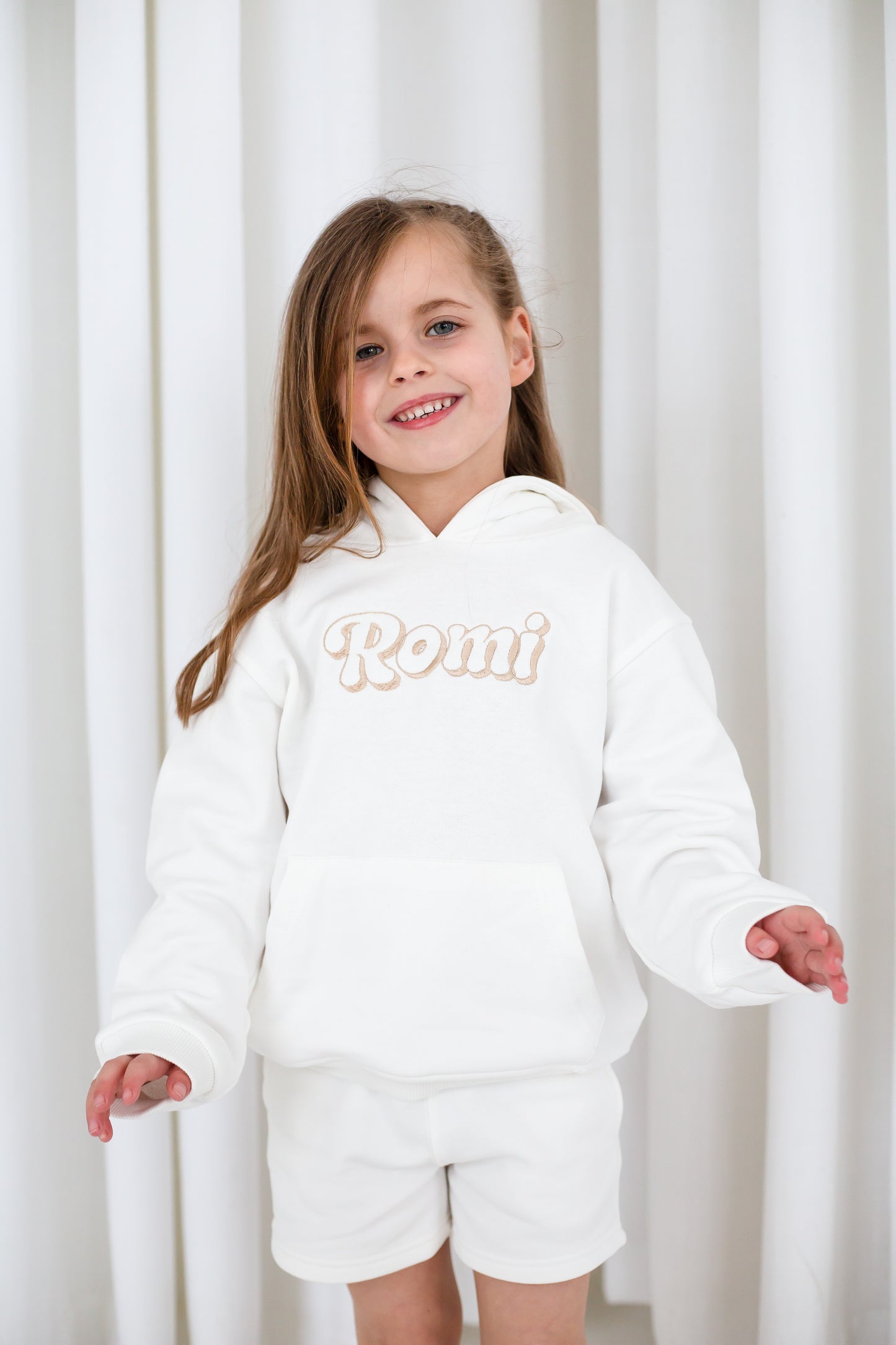 Summer bubble personalised name embroidered short tracksuit