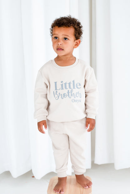 Signature 'Big/Little/Baby' Brother personalised embroidered sweatshirt