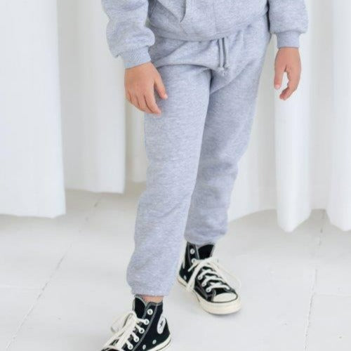 AW Child's sweat joggers - vanilla, chocolate, grey marl