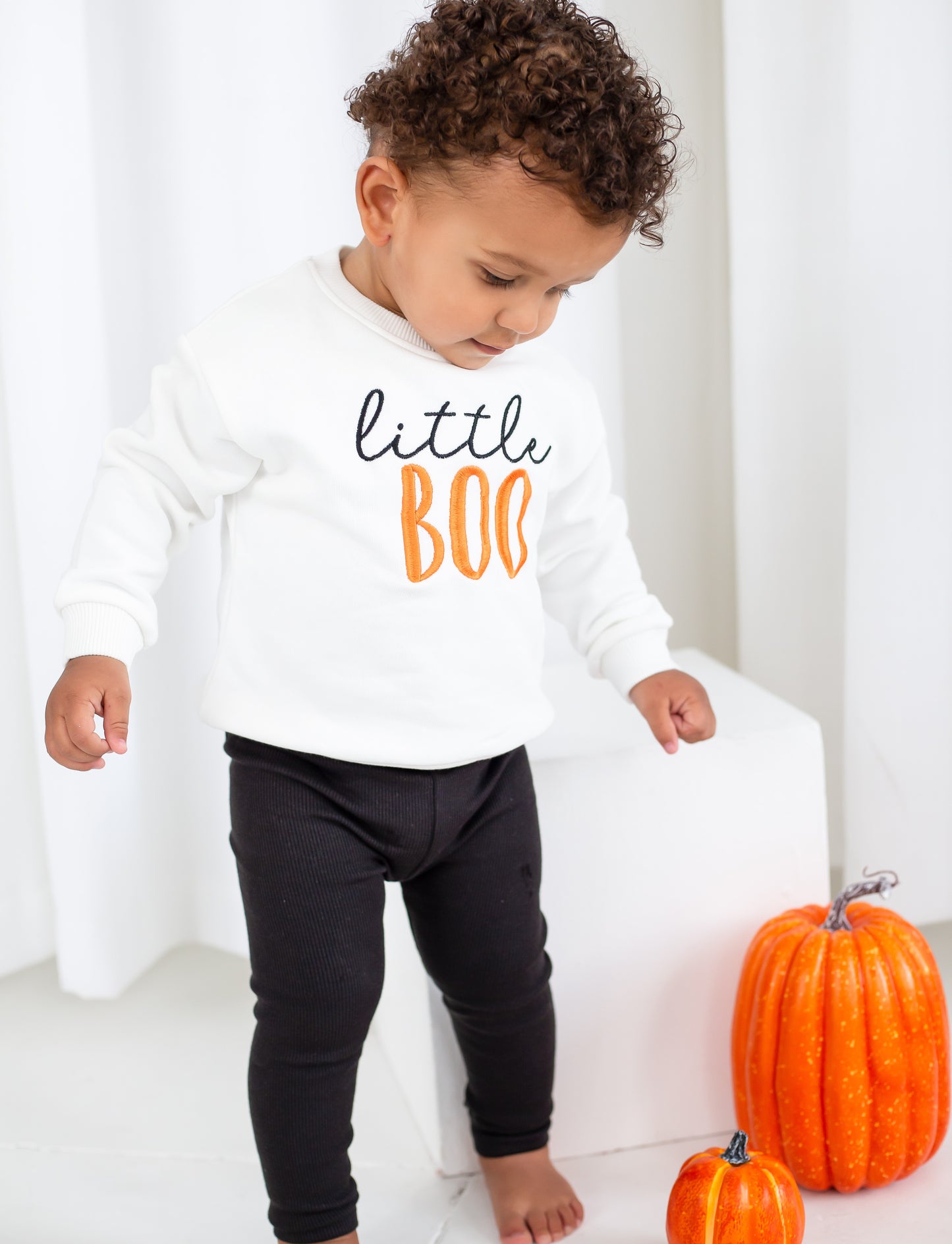 AW 'Little boo' embroidered sweatshirt
