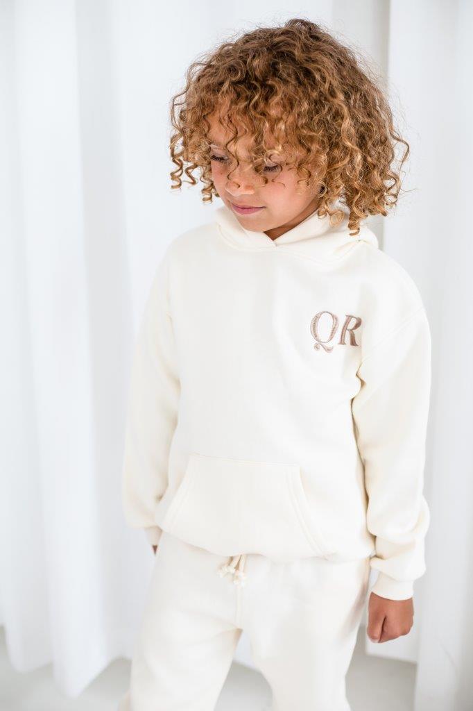 AW Personalised initials mini me embroidered hoodie