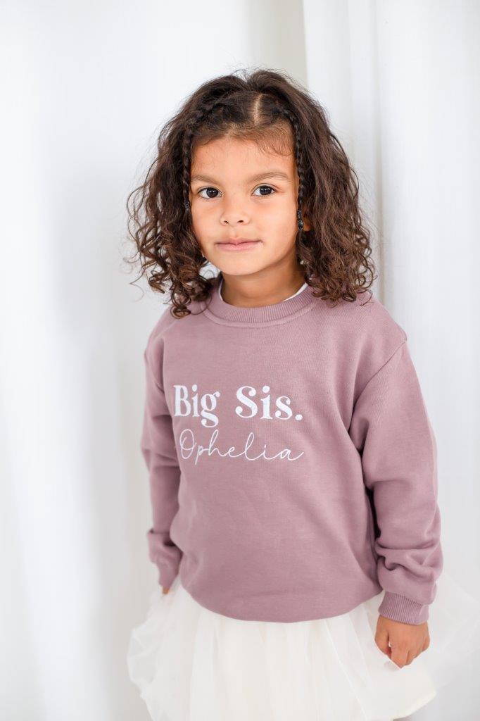 Personalised Big/Little Bro' embroidered sweatshirt