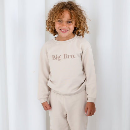 'Big Bro/Lil Bro' embroidered sweatshirt