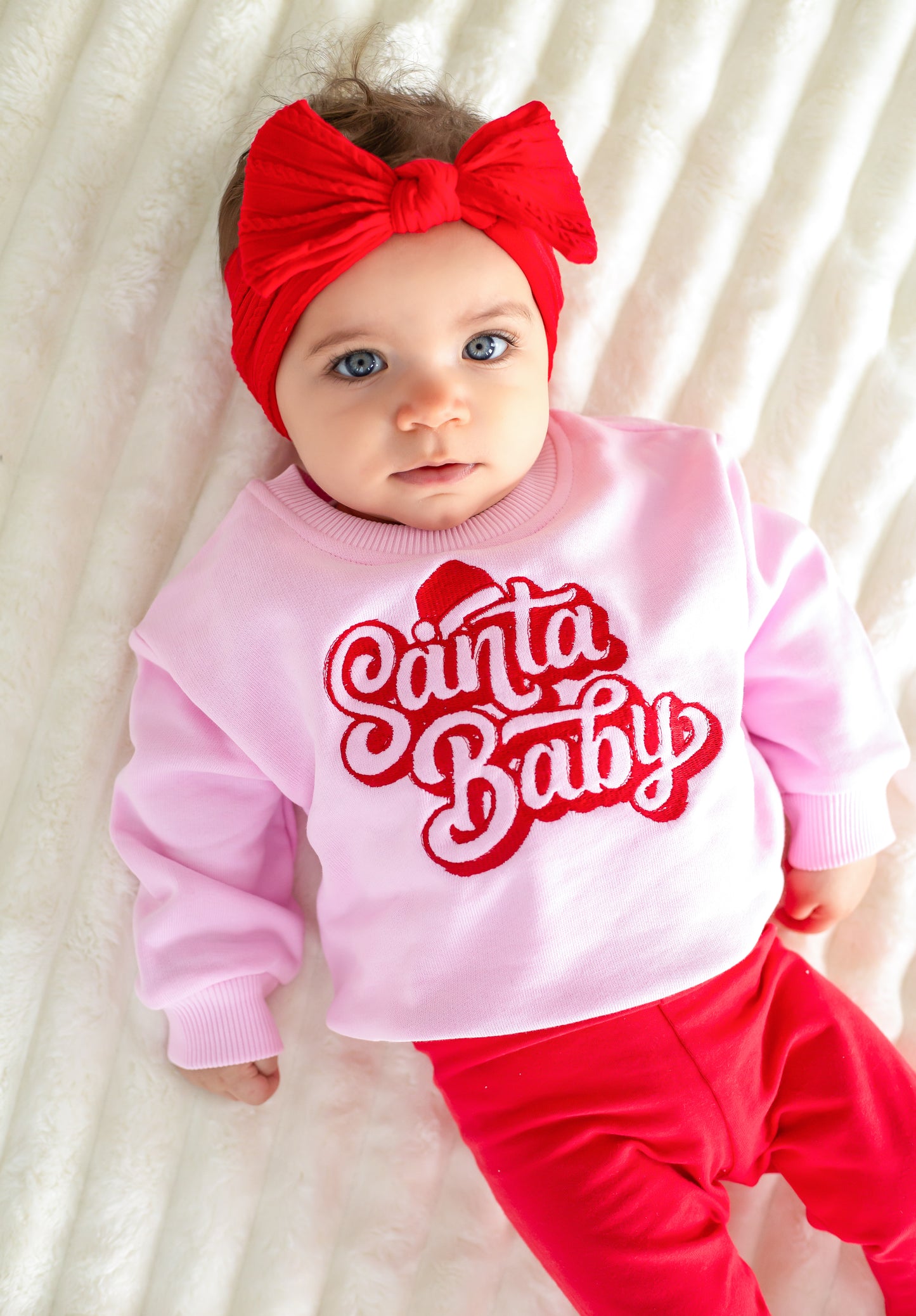 'Mini Claus' embroidered Christmas sweatshirt - Matching Mama Available