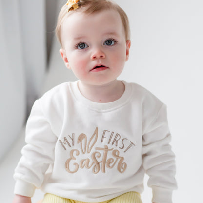 'First Easter' personalised embroidered sweatshirt