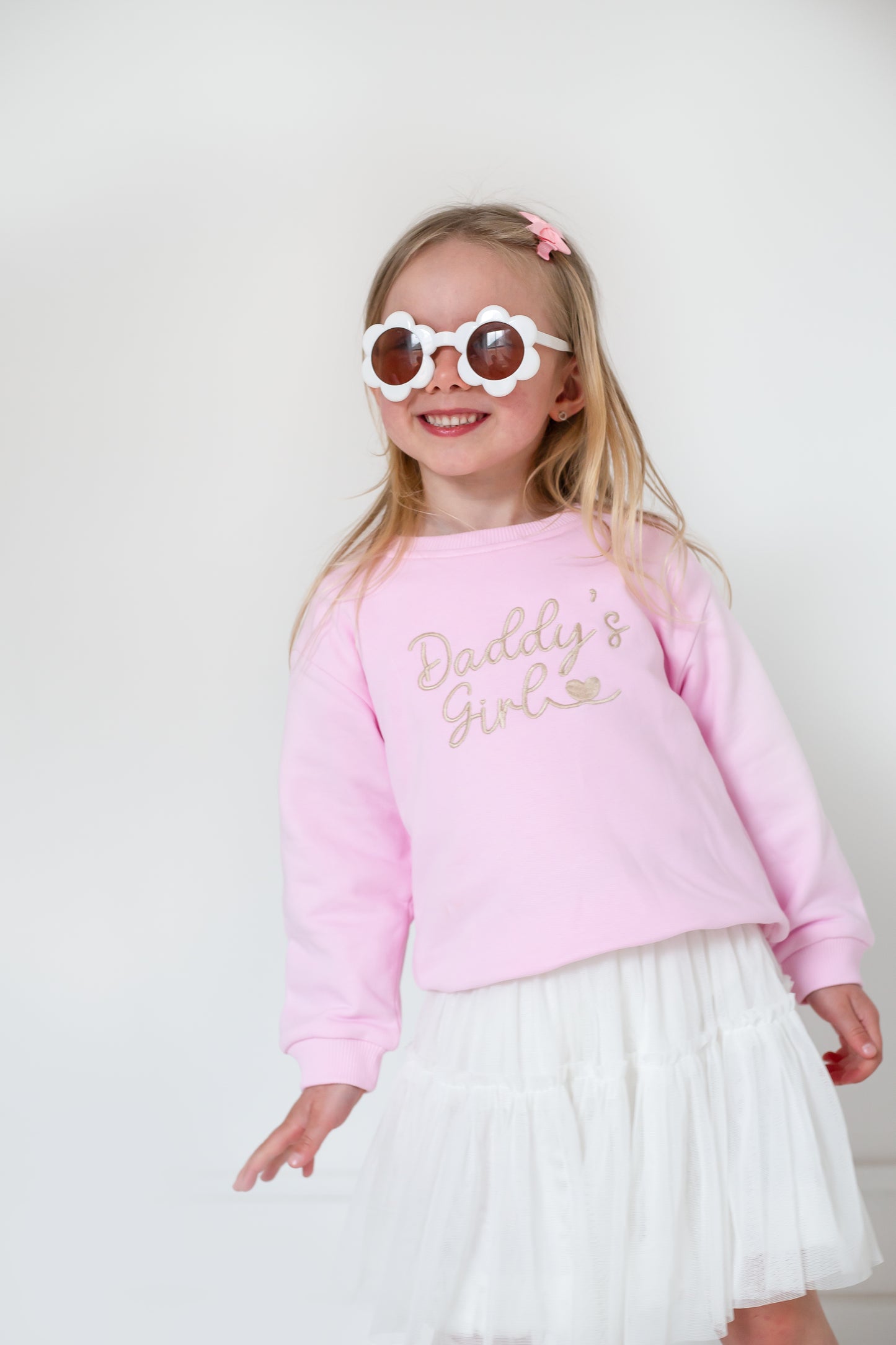 Father's Day 'Daddy's Girl/ Boy' embroidered sweatshirt