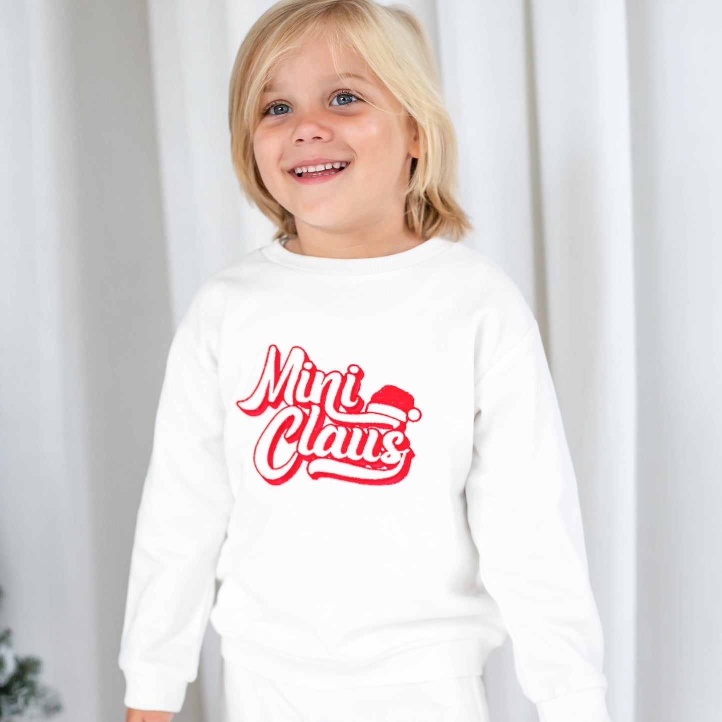 'Mama Claus' embroidered Christmas sweatshirt - Matching Mini available