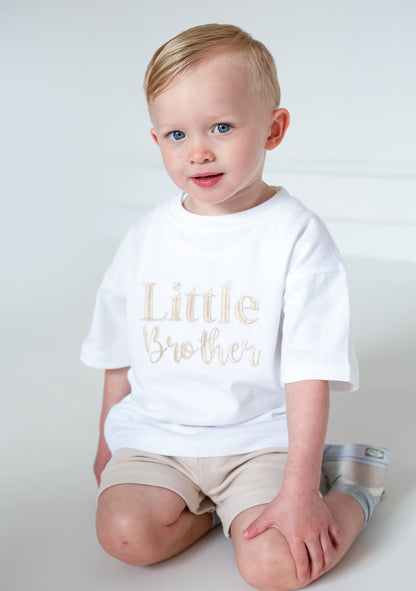 Big/Little Sister embroidered t shirt