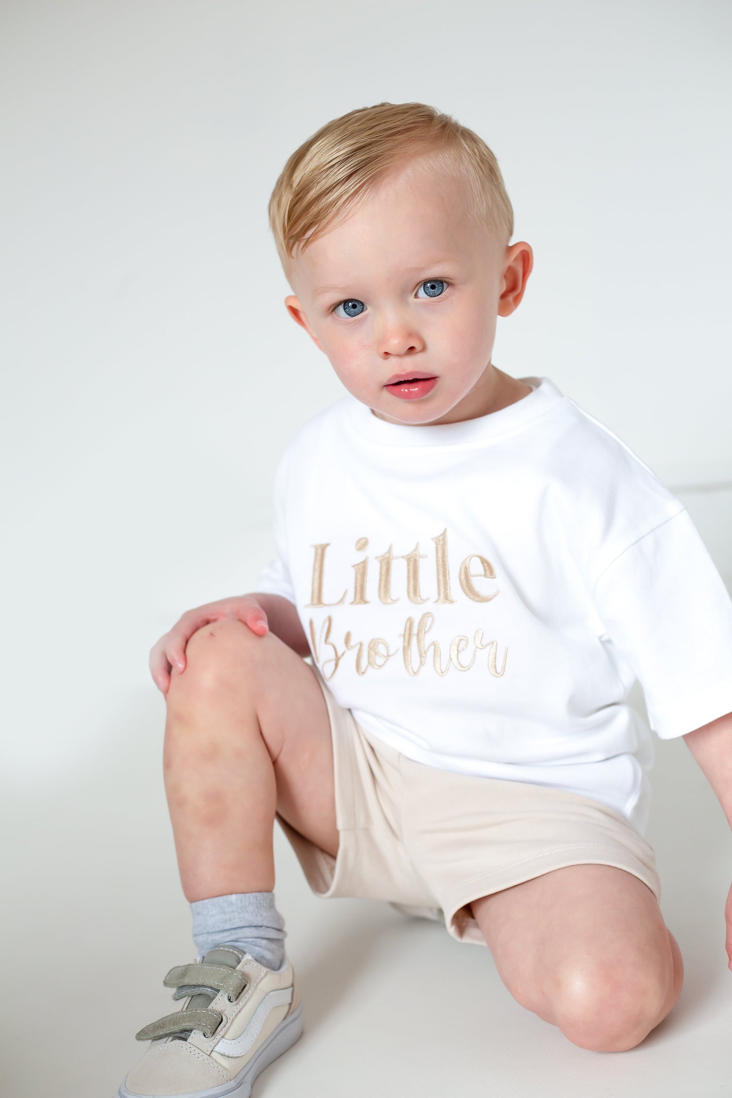 Big/Little Brother embroidered t shirt