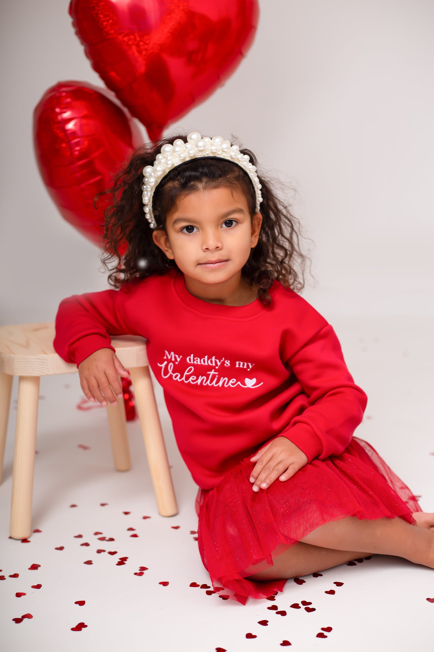 Valentines 'My Mummy's my Valentine' embroidered sweatshirt