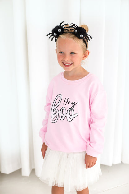 AW 'Hey Boo' embroidered sweatshirt