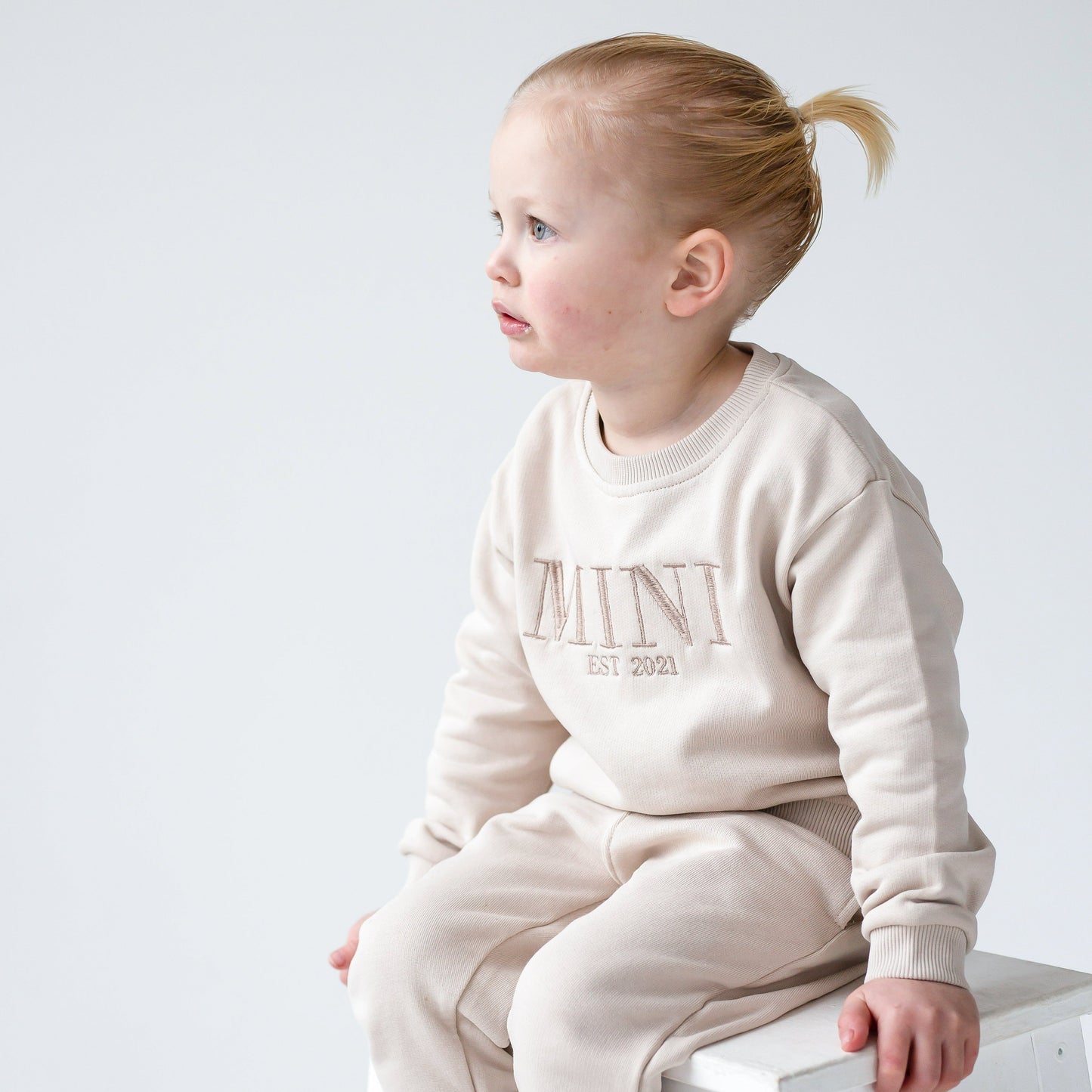 MINI EST. embroidered matching mini me sweatshirt