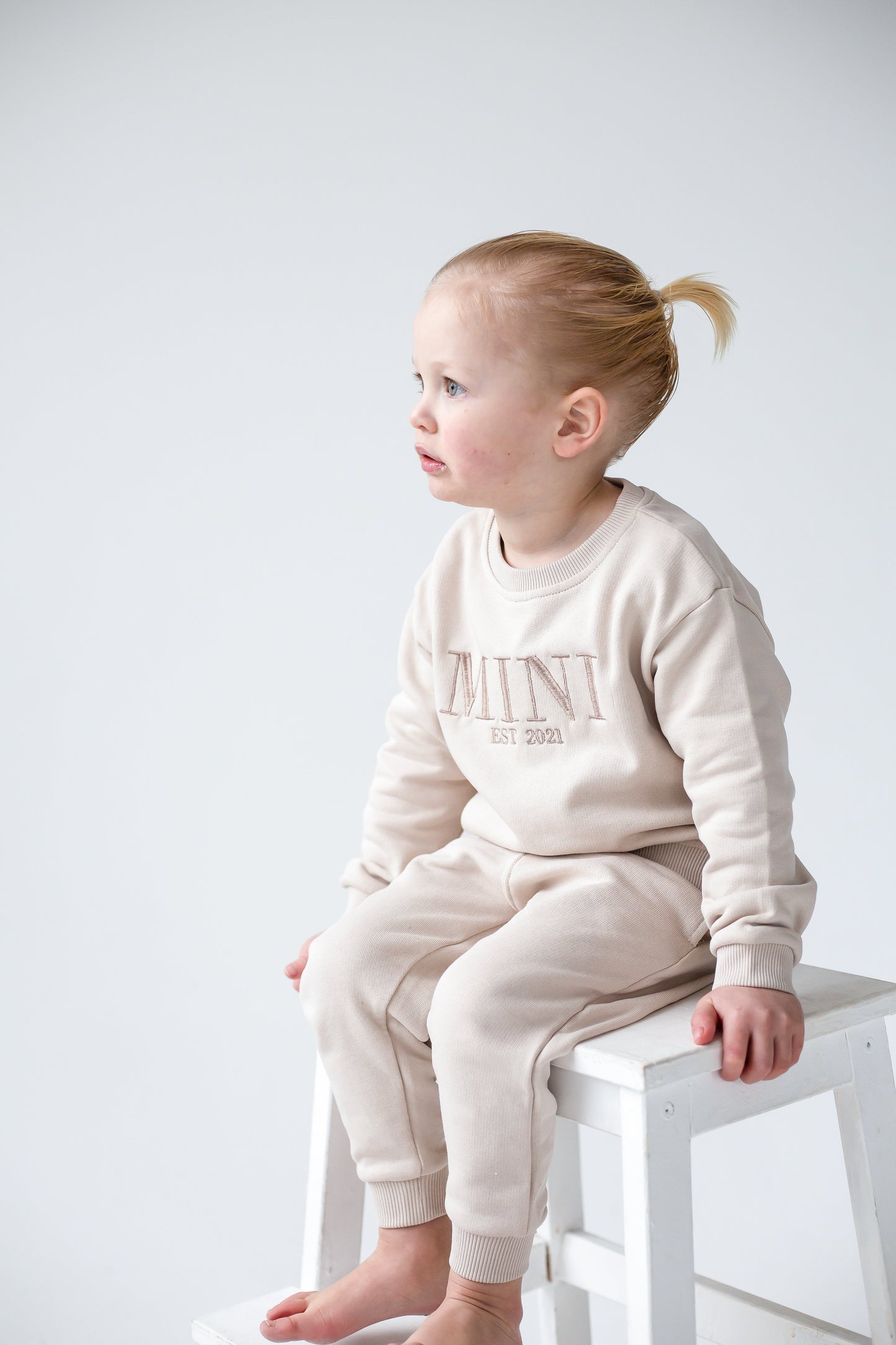 MINI EST. embroidered matching mini me sweatshirt