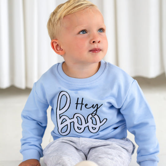 AW 'Hey Boo' embroidered sweatshirt