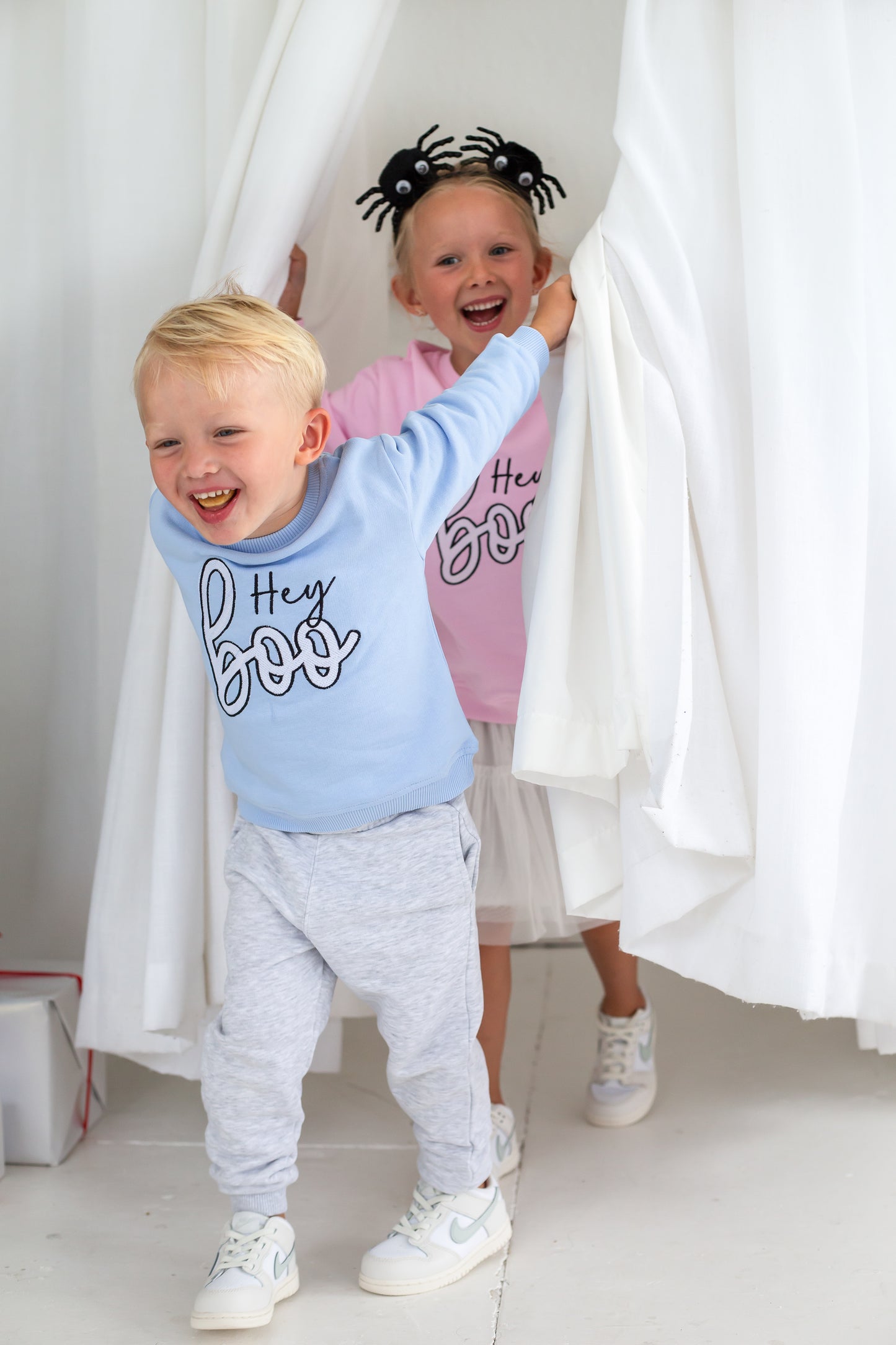 AW 'Hey Boo' embroidered sweatshirt