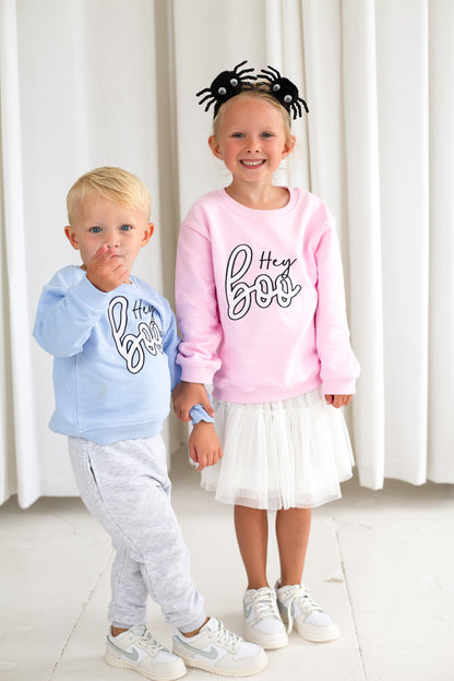 AW 'Hey Boo' embroidered sweatshirt