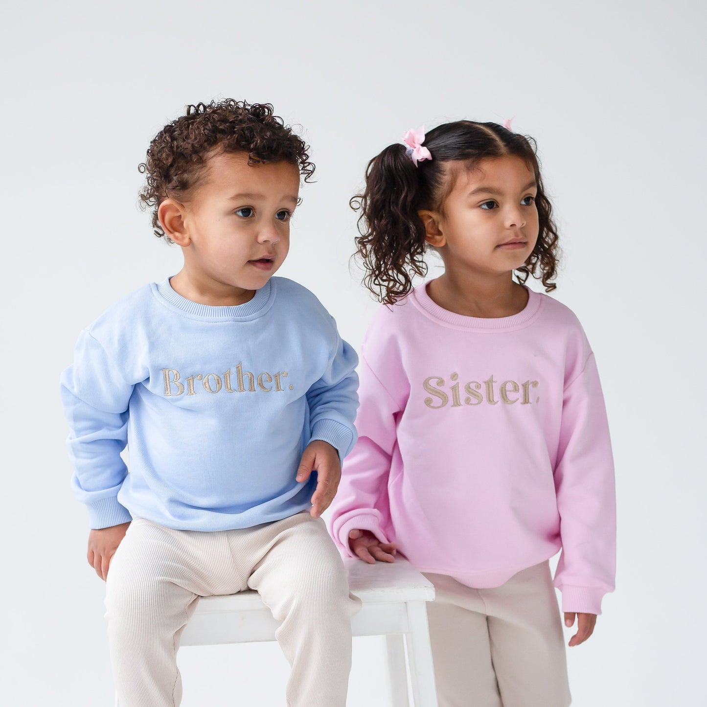 Spring 'Sister' embroidered sweatshirt