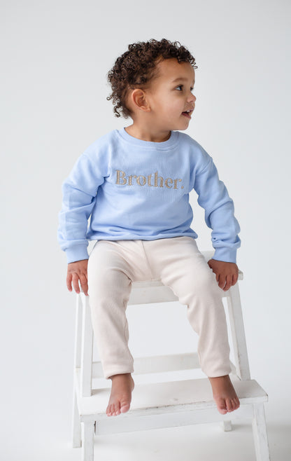 Spring 'Sister' embroidered sweatshirt