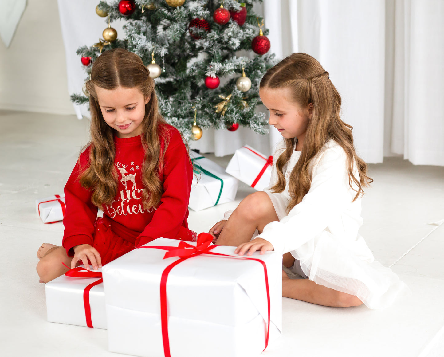 Christmas Personalised Embroidered 'Believes' Sweatshirt