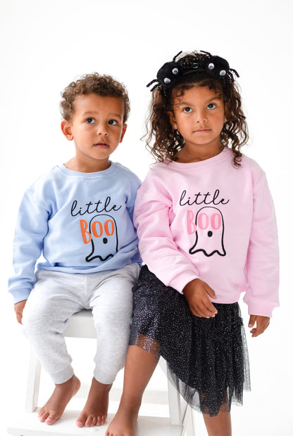 AW 'Little Boo' pink embroidered sweatshirt