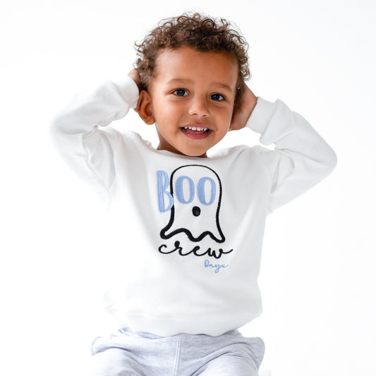 AW 'Boo Crew' personalised embroidered sweatshirt