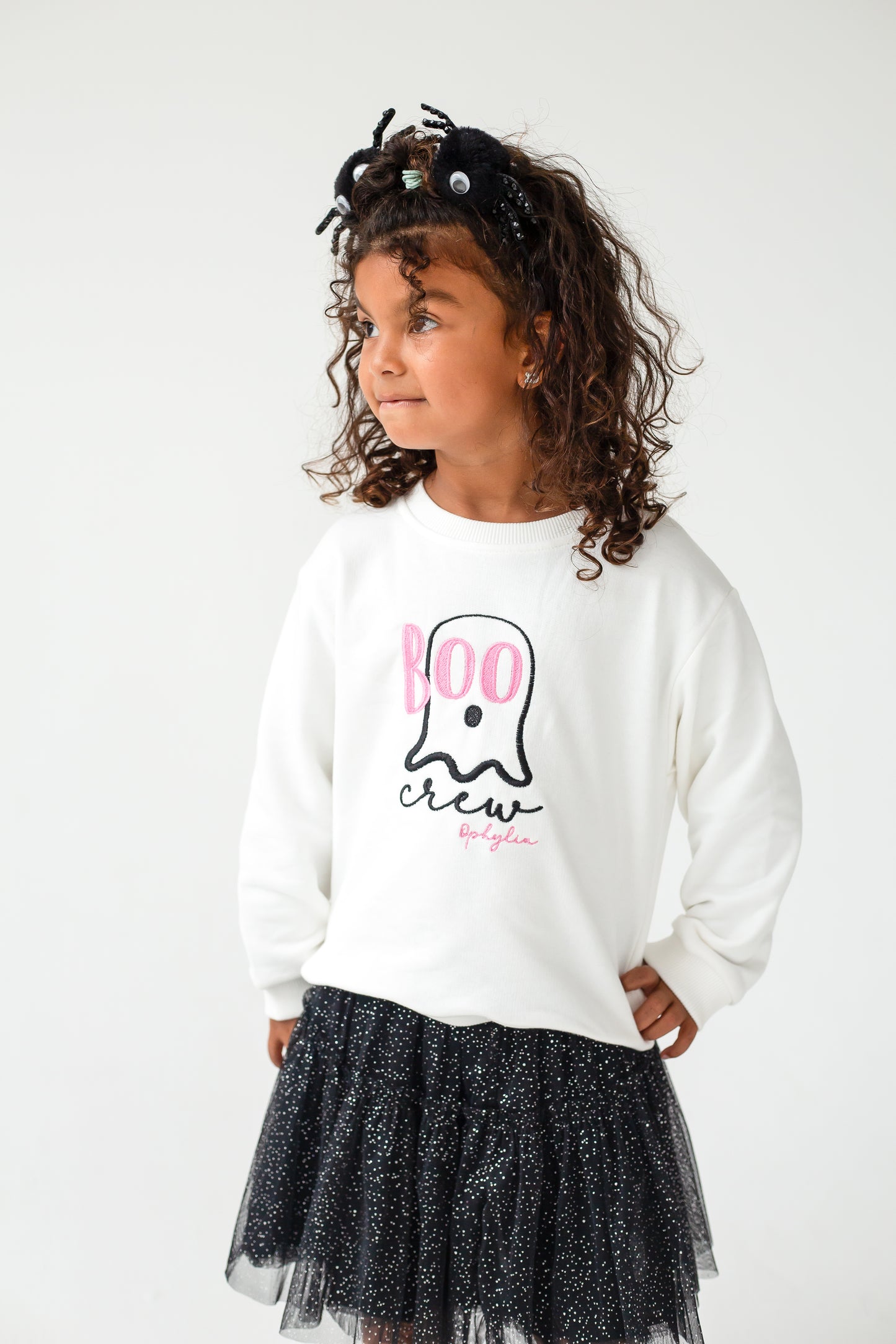 AW 'Boo Crew' personalised embroidered sweatshirt