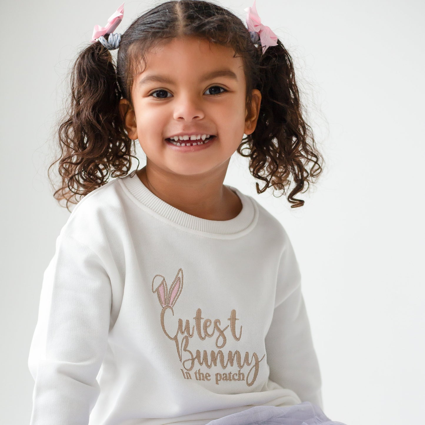 Easter 'Cutest bunny in the patch' embroidered sweatshirt