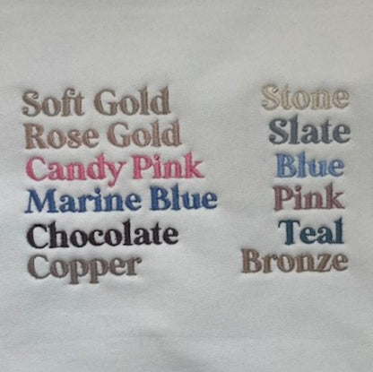 'Promoted to big sister' personalised embroidered bow sweatshirt