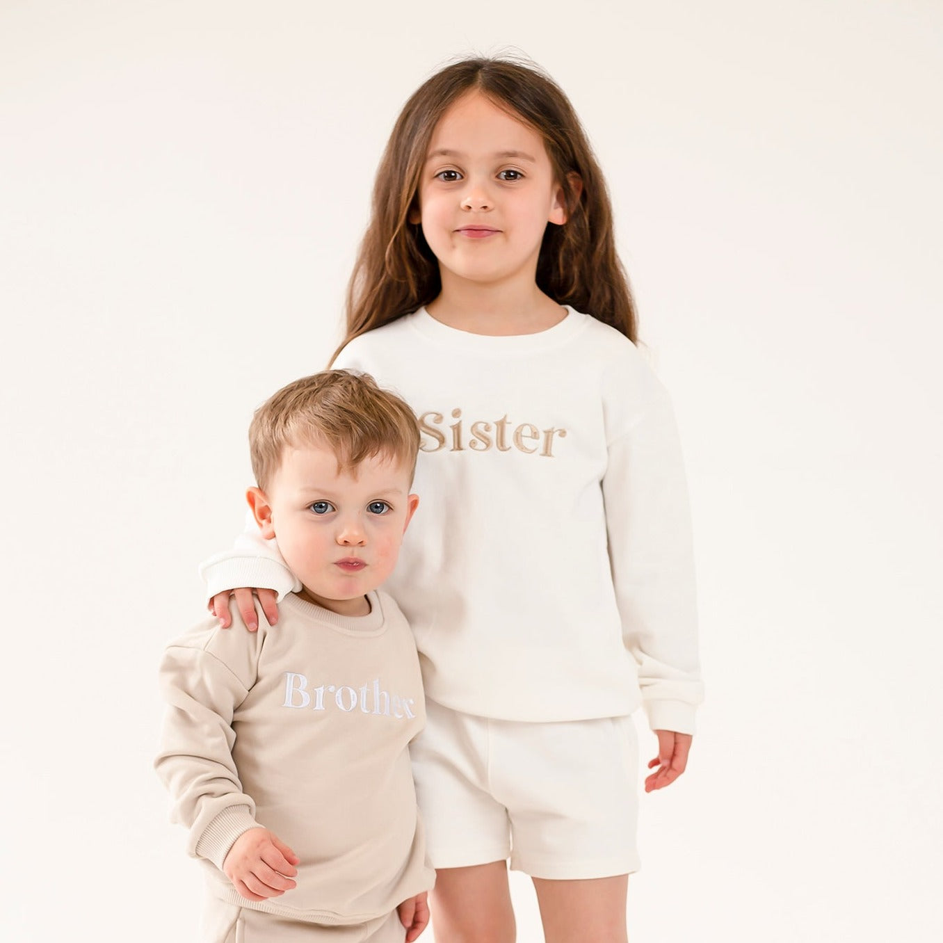 'Sister' embroidered sweatshirt