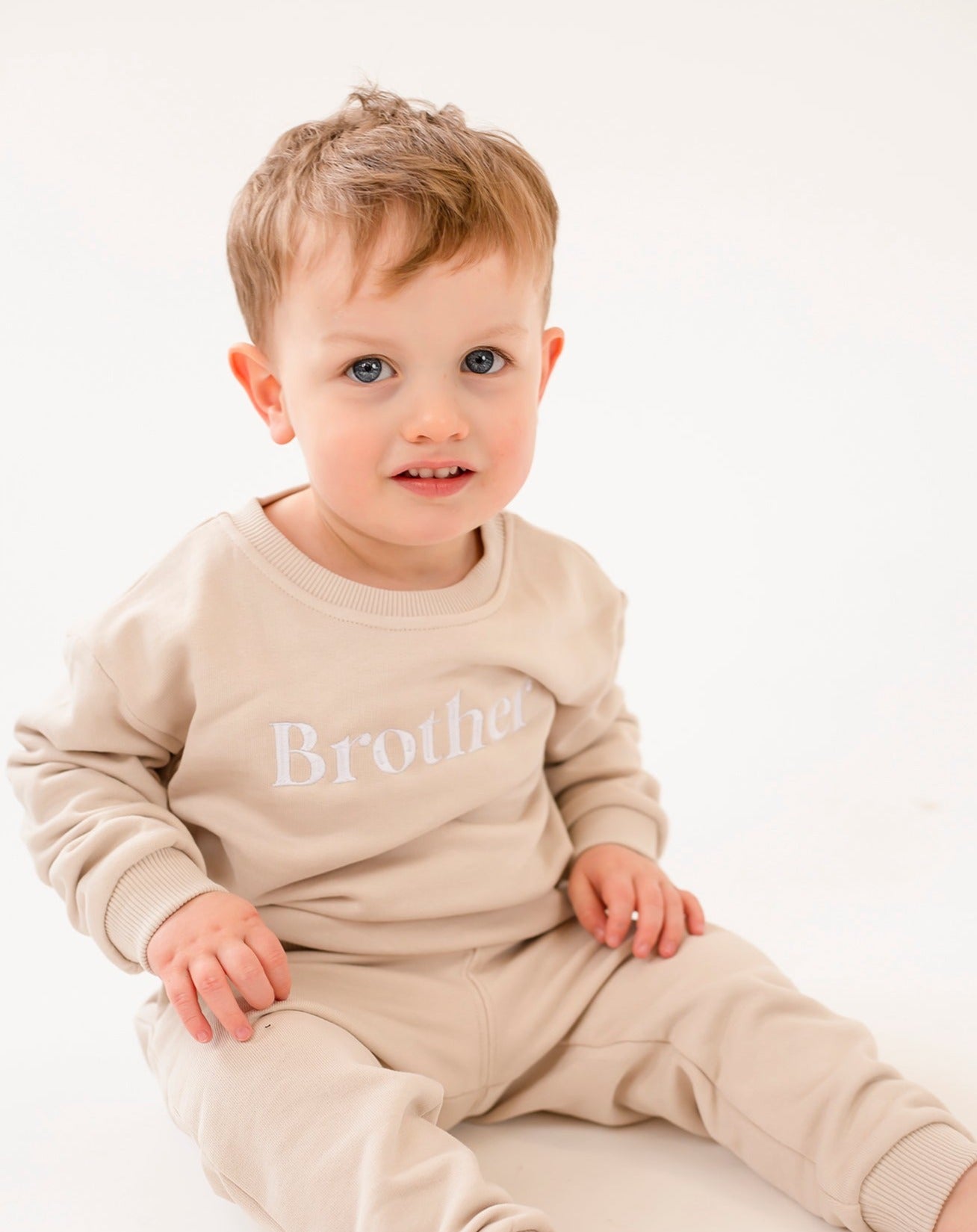 'Brother' embroidered sweatshirt