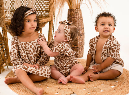 Boy's leopard shirt