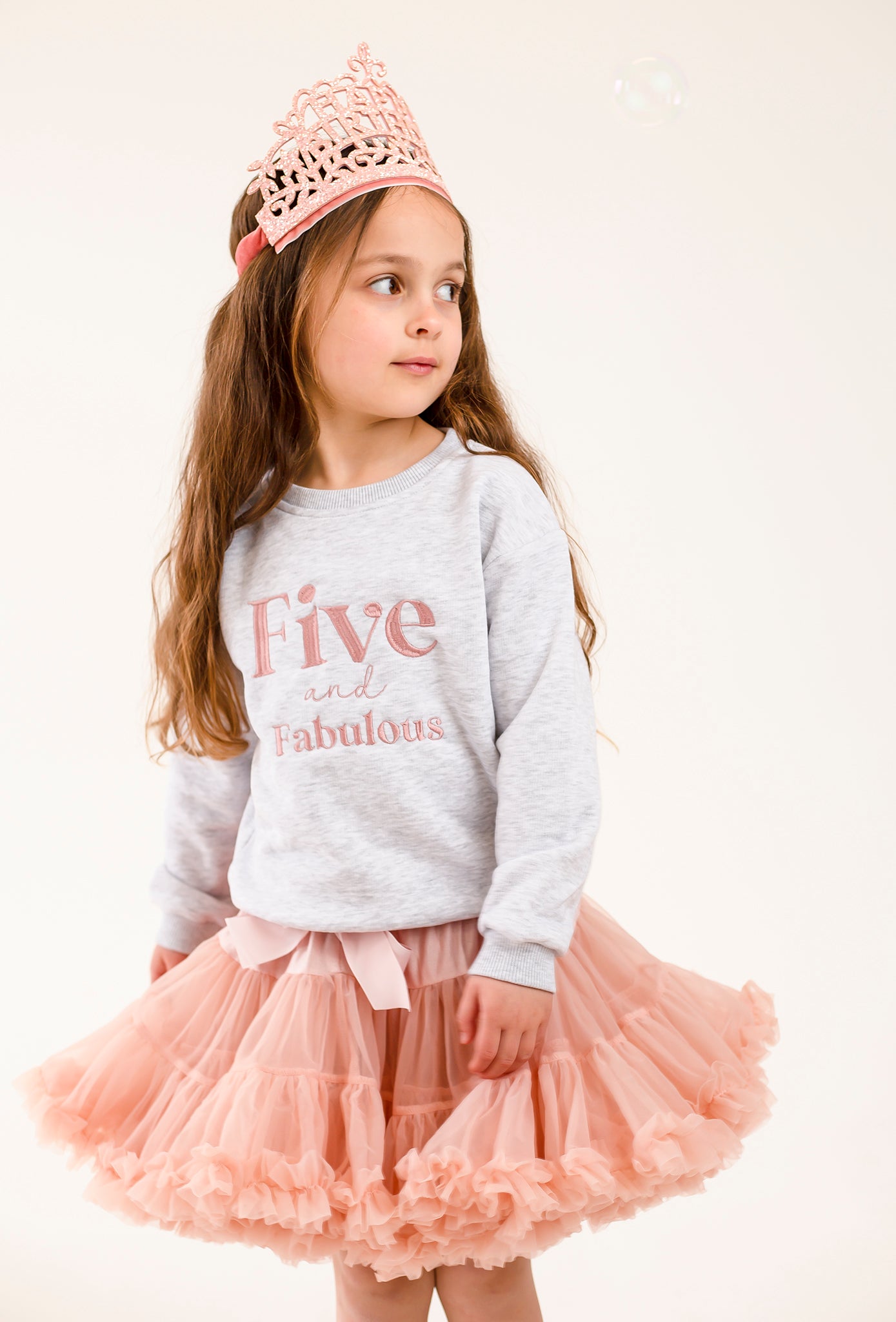 'Fabulous' embroidered birthday sweatshirt