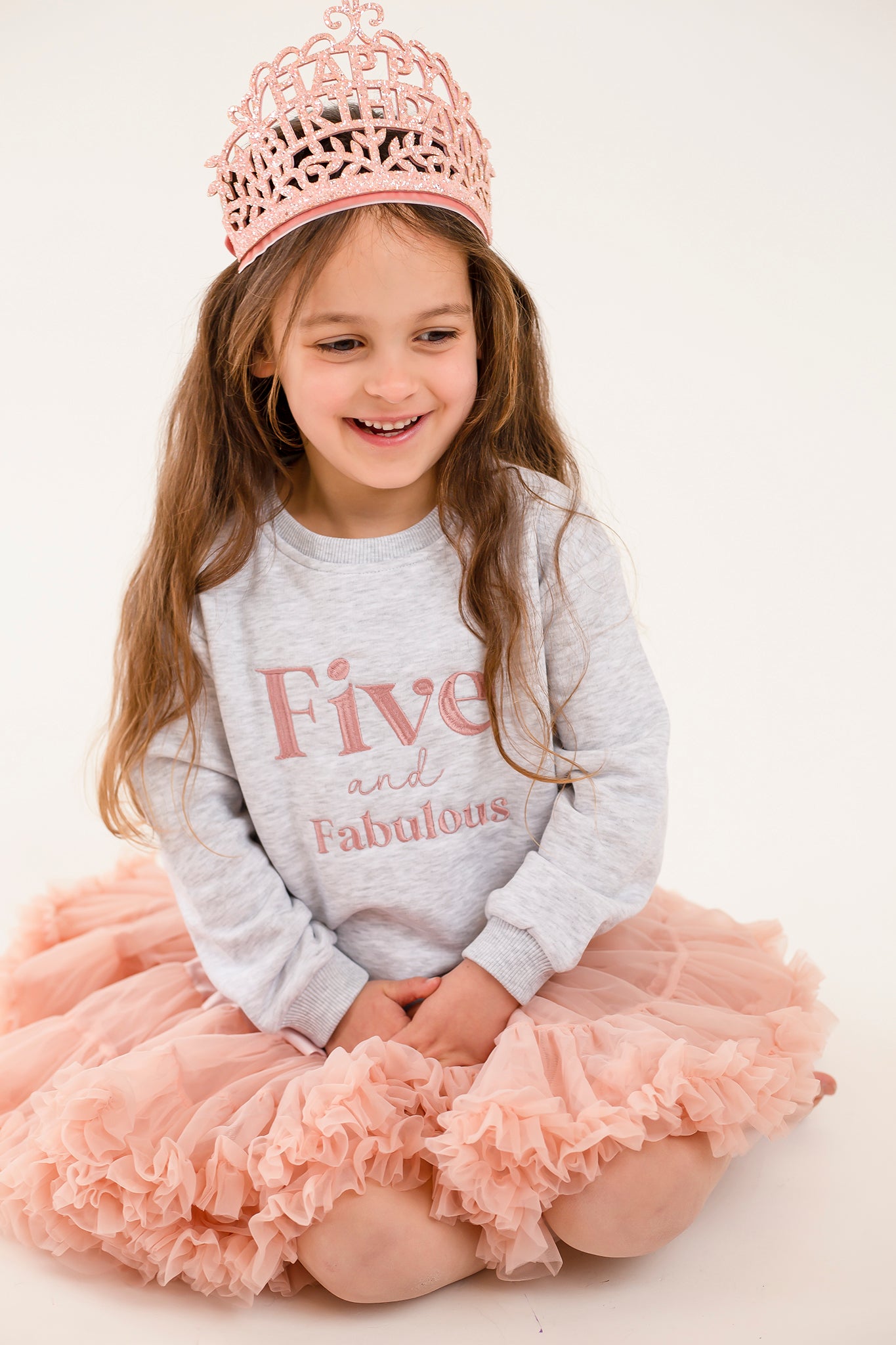 'Fabulous' embroidered birthday sweatshirt